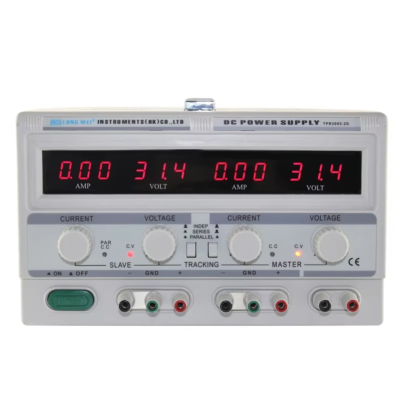 Dual Channel Linear Power Supply 30V 5A - TPR-3005-2D Dual Channel Adjustable Linear Power