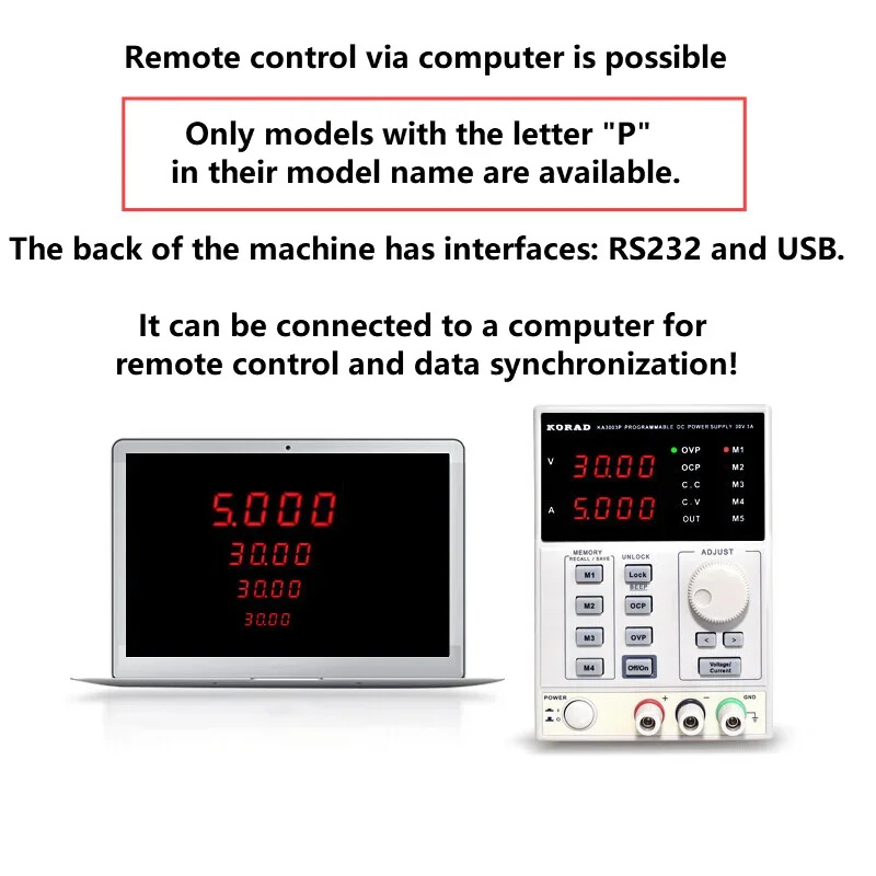 30V 60V 2A  3A 5A 10A Linear D - Programmable Dc Power Supply 60V 10A recension och pris
