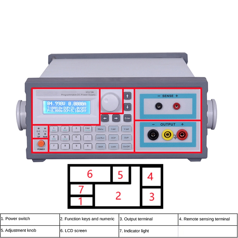 Laboratory adjustable 30V 60V  - Programmable Dc Power Supply 60V 10A recension och pris
