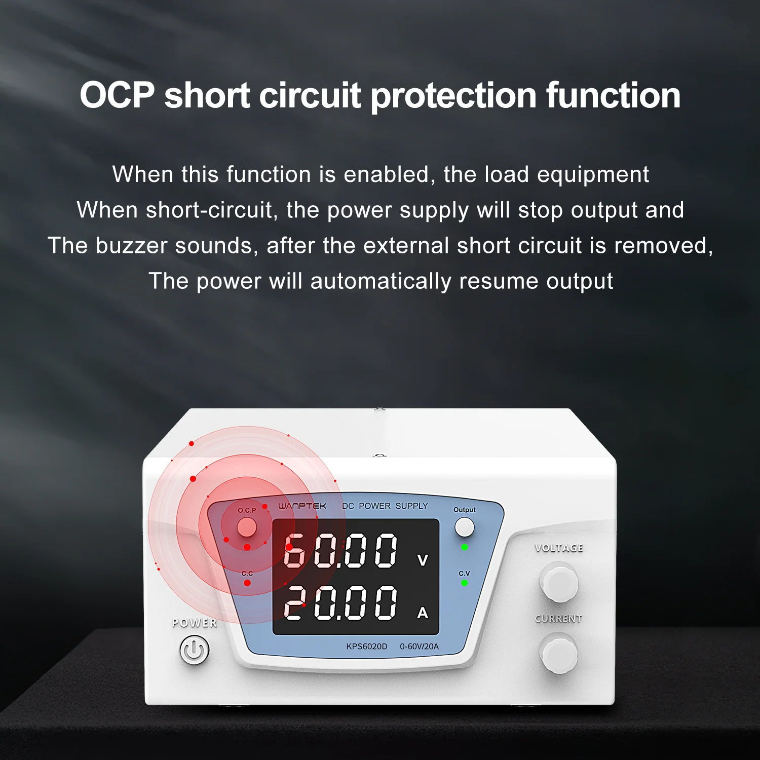 Wanptek Lab DC Power Supply Ad - High Power 60V 20A Bench Power Supply recension och pris