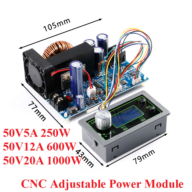 WZ5020L DC 50V5A 250W 50V12A 6 - Step Down Dc Power Supply Module 1000W recension och pris
