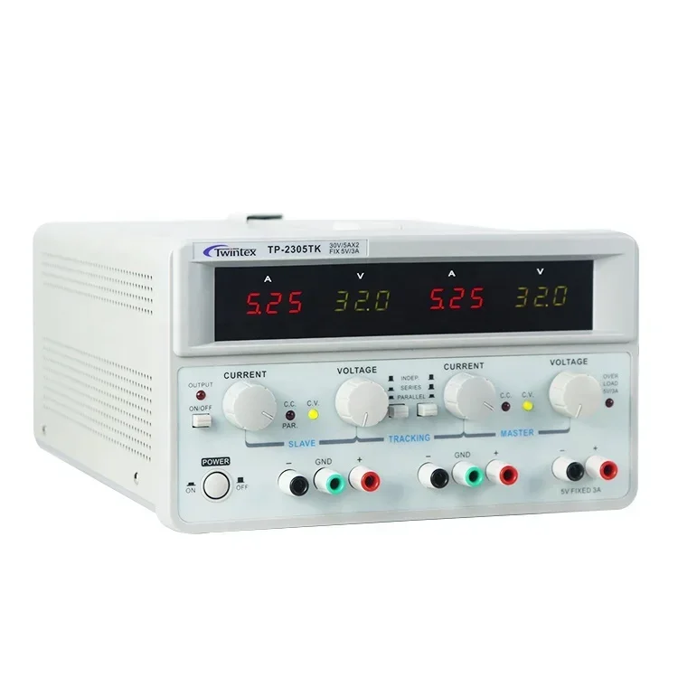 2026/Twintex TP-2305E 300W Sym - Dual Channel Linear Power Supply 30V 5A recension och pris