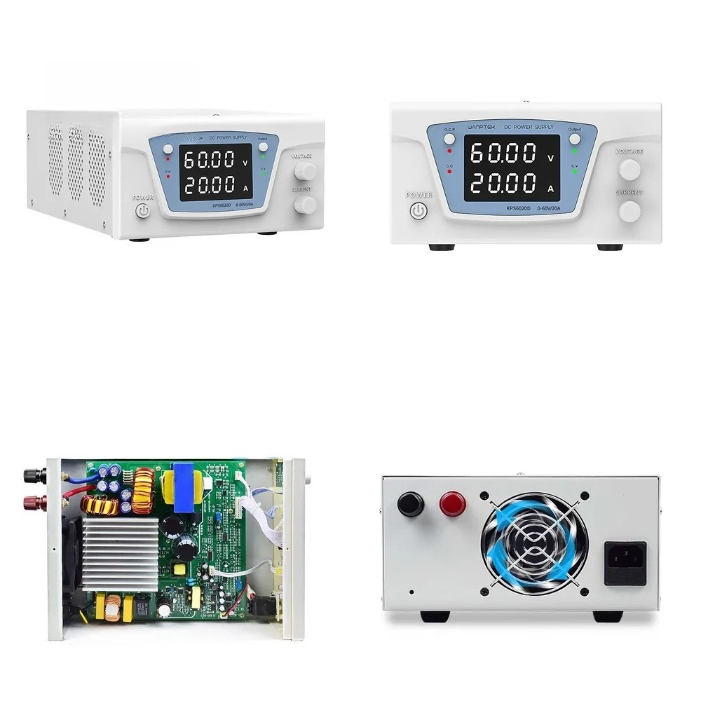LED Dual Display DC Power Supp - High Power 60V 20A Bench Power Supply recension och pris
