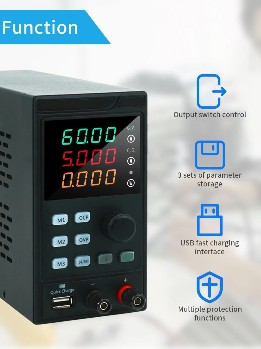 MYAMI 30V 32V 10A with USB/RS4 - Programmable Dc Power Supply 60V 10A recension och pris