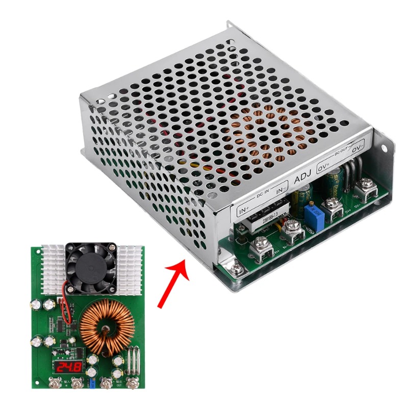 1000W 50A DC-DC Buck Converter - Step Down Dc Power Supply Module 1000W recension och pris