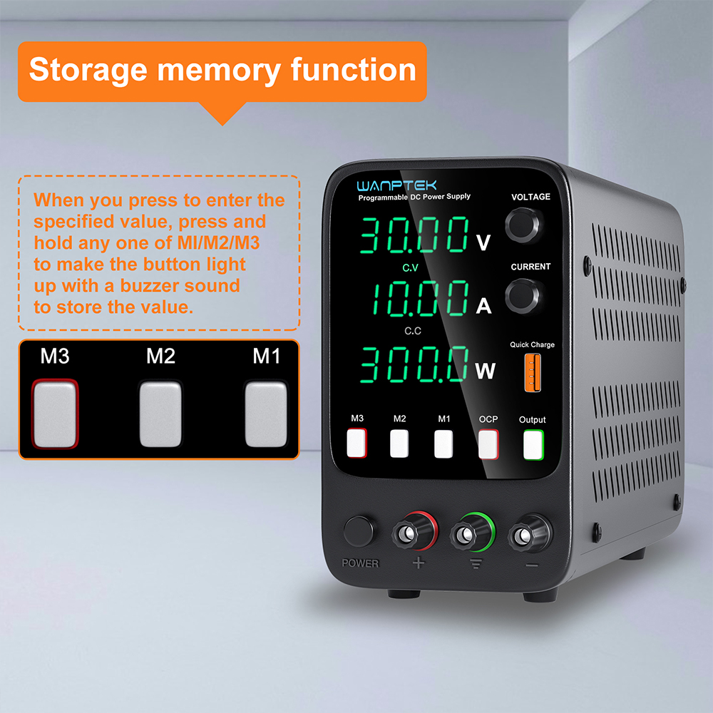 Wanptek Adjustable DC Power Su - Programmable Dc Power Supply 60V 10A recension och pris