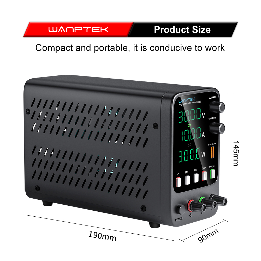 Wanptek Adjustable DC Power Su - Programmable Dc Power Supply 60V 10A recension och pris