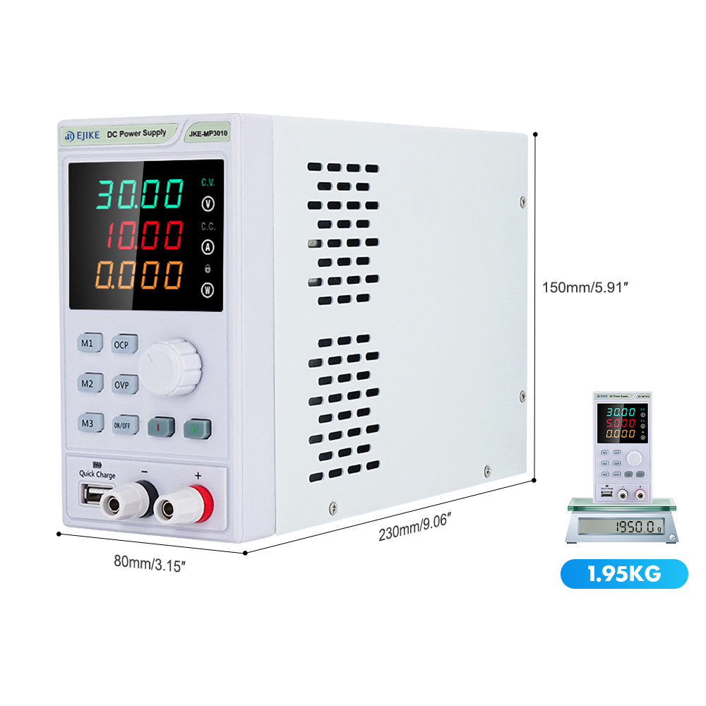 EJIKE DC Power Supply 300W Pro - Programmable Dc Power Supply 60V 10A recension och pris